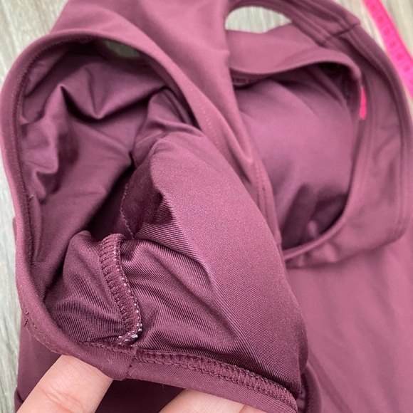 Pink Lily Sleeveless Racerback Tank Top One Piece Active Jumpsuit Shorts XS - Picture 4 of 4